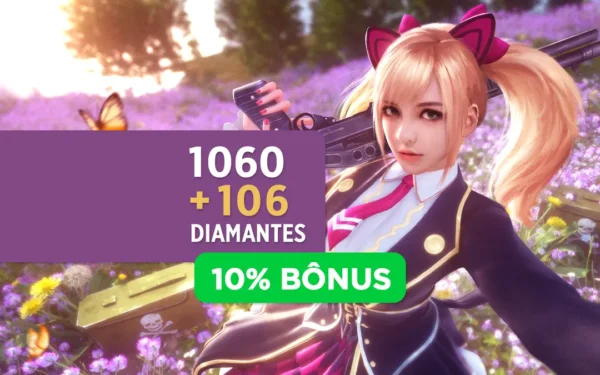 Free Fire 1.060 Diamantes 10 De Bonus